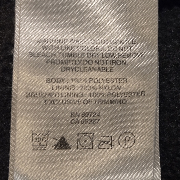 Columbia Benton Springs II Charcoal Gray Fleece Long Zip-Up Hoodie Jacket 2X - Picture 7 of 9